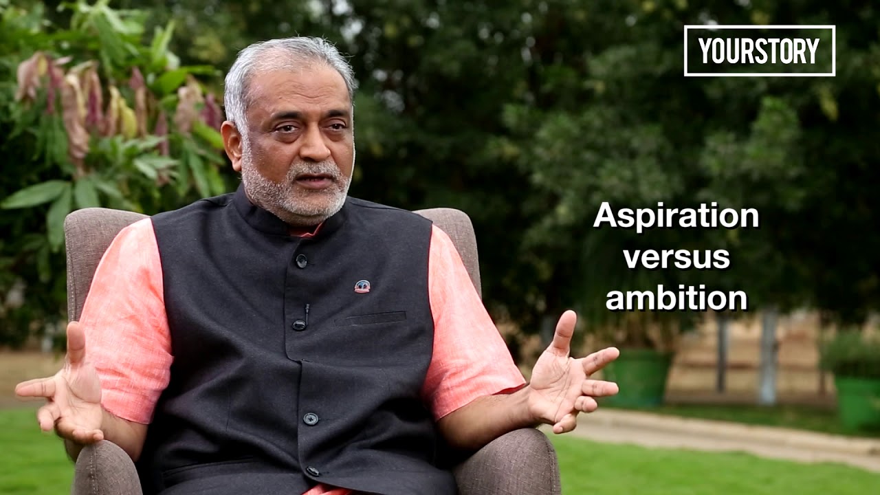 daaji speaking about aspiration vs ambition